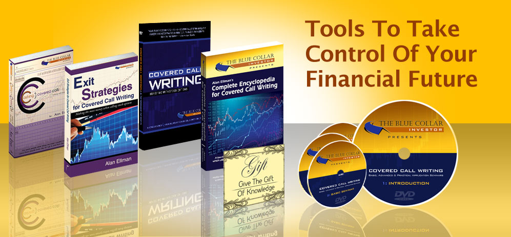 Alan Elman DVD Series - Covered Call Writing, Book - Exit Strategies for Covered Call Writing, Book - Cashing In On Covered Calls - The Tools To Take Control Of Your Financial Future