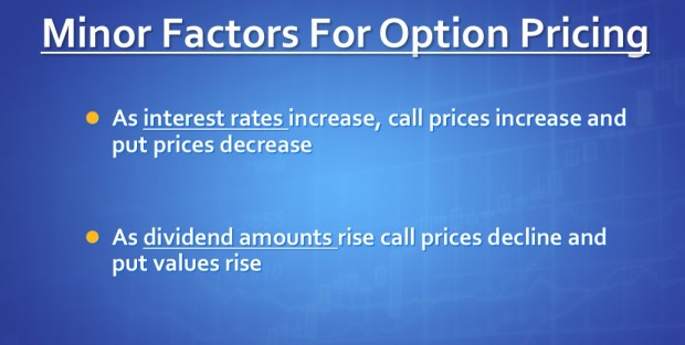 Factors for early exercise of options