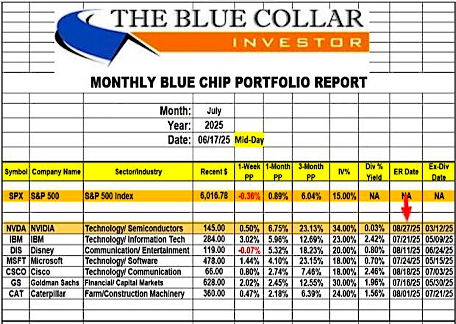 Setting Up Option Portfolios Using Stock Selection, Diversification, Cash Allocation and Calculations